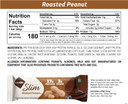 Nugo Slim Dark Chocolate Roasted Peanut, 16G Protein, 2G Sugar, 7G Fiber, 190 Calorie, Low Net Carbs, Gluten Free, 24 Count