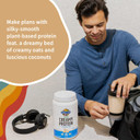 Garden Of Life Creamy Organic Vegan Protein Powder + Oatmilk, 20G Complete Plant Based Protein, Coconut Water, Mcts, Sprouted Grains, Prebiotics, Probiotics  Gluten-Free, Chocolate Brownie, 2 Lbs