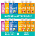 Designer Wellness Protein Smoothies Super Fruits Variety And Peach Mango Bundle