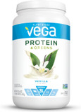 Vega Protein And Greens Vanilla (25 Servings, 26.8 Ounce) - Vegan Plant Based Protein Powder Shake, Gluten Free, Non Dairy, Non Soy, Non Gmo