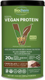 Biochem, Vegan Protein Powder, 20G Of Plant-Based Protein To Support Muscles, Chocolate, 13.6 Oz