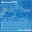 Nutrasal Phoschol Ppc Polyenylphosphatidylcholine Choline Supplement 600Mg 120 Vegetarian Capsules