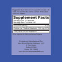 Premium Choline - 500 Mg - 120 Veggie Capsules - By Doctor Recommended Supplements - Supports Cognitive Health, Memory & More