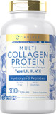 Carlyle Multi Collagen Protein Capsules 2000Mg | 300 Count | Type I, Ii, Iii, V, X | Collagen Peptide Pills | Keto & Paleo Friendly, Gluten Free Supplement Carlyle Multi Collagen Protein Capsules 2000Mg | 300 Count | Type I, Ii, Iii, V, X | Collagen Peptide Pills | Keto & Paleo Friendly, Gluten Free Supplement