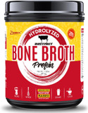 Zammex Pure Grass Fed Beef Bone Broth Protein Powder,20g Protein, Hydrolyzed Collagen Supplement for Healthy Skin,Nails,Hair,Joints, Non-GMO,Gluten Free,Paleo & Keto Friendly, Great in Soup