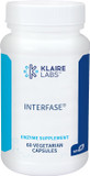 Klaire Labs Interfase - Multi-Enzyme Blend For Gi Detoxification, Dairy-Free Formula (60 Vegetarian Capsules)60 Count (Pack Of 1)