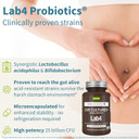 Live Cultures+ Lab4 Probiotics + Advanced Digestive Enzymes & Betaine Hcl Vegan Bundle, Complete Digestive Health Support With 25 Billion Cfu Probiotic, Non-Bloating Prebiotic, By Igennus