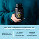 Ancient Nutrition Sbo Probiotic Trinity Daily Care, Probiotics For Digestive Health, 40 Billion Blend Of Prebiotics, Probiotics, Postbiotics, And Parabiotics Reduces Occasional Bloating, 60 Count