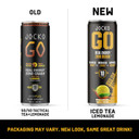 Jocko Go Energy Drink - Keto, Vitamin B12, Vitamin B6, Electrolytes, L Theanine, Magnesium- All Natural Energy Boost, Sugar Free Nootropic Monk Fruit Blend - 12 Pack (Iced Tea - Lemonade Flavor)