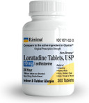 Rising Pharma Allergy Relief - Loratadine Tablets 10Mg - Antihistamine, Allergy Relief Product - 300 Tablets