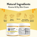 Eczema Honey Original Skin-Soothing Cream - Organic Hand & Body Eczema Relief - Natural Honey Lotion For Dry, Itchy, & Irritable Skin (4 Oz)