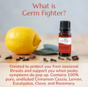 Plant Therapy Germ Fighter Essential Oil Blend 100% Pure, Undiluted, Natural Aromatherapy, Therapeutic Grade 10 Ml ( Oz)0.33 Fl Oz