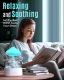 Rain Cloud Humidifier Water Drip, Mushroom Cloud Humidifier Rain Drop Sounds For Sleeping