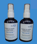 Kericure Medical 2 Pack Sanitizer Spray For Hands, Skin And Clothes, Calming Lavender Mint Organic Essential Oils, Woman Owned Small Business, Made In The Usa