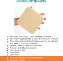 Duoderm Cgf Hydrocolloid 6"X6" Sterile Dressing For Use On Partial And Full-Thickness Wounds, Square, Beige, 187661, Box Of 5Beige6"X6" (Box Of 5)