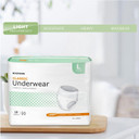 Mckesson Classic Underwear, Incontinence, Light Absorbency, Large, 72 Count