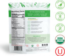 Organic Traditions Supergreens With Turmeric | Pineapple Coconut Flavored Organic Greens Powder | 200G / 7Oz Bag