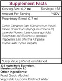 Secrets Of The Tribe Oral Care Alcohol Extract, Tincture, Cinnamon, Cloves, Lavender, Eucalyptus, Peppermint, Thyme. Oral Health Support (4 Fl Oz)