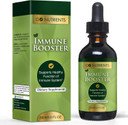 Go Nutrients Immune Boosters for Adults and Kids - Immune Support Supplement with Echinacea Goldenseal & More - 7 in 1 Immunity Supplement - Fast Acting for Onset of Symptoms - 2oz Liquid Drops