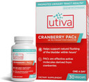 Szio+ Utiva Cranberry PACs 30 Vegi Capsules + Utiva D-Mannose 500mg 120 Capsules + Utiva Probiotic 30 Delayed Release Vegi Capsules