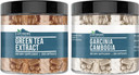 Earthborn Elements Garcinia Cambogia & Green Tea Bundle (200 Capsules Each), Pure & Undiluted, No Additives