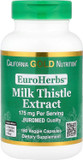 Milk Thistle Extract, Supports Liver Health, Standardized To 80% Silymarin Flavonoids, 175 Mg, 180 Veggie Capsules