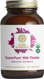 Pure Synergy Superpure Milk Thistle Extract | 60 Capsules | Usda Organic | Non-Gmo | Vegan | With 260 Mg Of Organic Silymarin For Healthy Liver Function