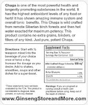 4Oz Organic Chaga Mushroom Extracted From Wildcrafted Siberian Chaga Sclerotium From Nammex | >8% Beta-Glucans | Inonotus Obliquus | -Glucan For Energy, Antioxidants, Immune System