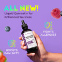 Drops Of Nature Quercetin Liquid Drops 750Mg | Lions Mane Mushroom Gummies 60 Bears | Bundle