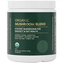Global Healing Organic Mushroom Powder Supplement Blend 9.5 Ounces - Cordyceps, Chaga, Reishi, Turkey Tail Mushroom For Immune And Gut Health - Nootropic Focus Supplement Superfood