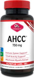 Olympian Labs Premium Ahcc Supplement 750Mg Of Ahcc Per Capsule  Supports Immune Health, Liver Function, And Natural Killer Cell Activity- 30 Capsules30 Count (Pack Of 1)