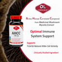 Olympian Labs Premium Ahcc Supplement 750Mg Of Ahcc Per Capsule  Supports Immune Health, Liver Function, And Natural Killer Cell Activity- 30 Capsules30 Count (Pack Of 1)