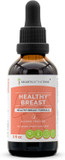 Secrets Of The Tribe Healthy Breast Alcohol Extract, Burdock, Vitex, Wild Yam, Red Clover, Chamomile, Yarrow. Glycerite Tincture Healthy Breast Formula (2 Fl Oz)