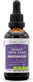Secrets Of The Tribe - Minor Pain Care, Herbal Supplement Blend Drops Alcohol Liquid Extract, Musculoskeletal Pain Formula (2 Fl Oz)
