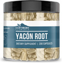 Earthborn Elements Psyllium Husk And Yacon Root Bundle, 200 Capsules, Pure & Undiluted, No Additives