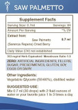 Saw Palmetto Tincture Alcohol-Free Extract, Saw Palmetto (Serenoa Repens) Dried Berry Tincture Supplement 2 Oz