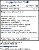 Tribal Warrior Alcohol-Free, Glycerite Pine Pollen, Maca, Korean Red Ginseng,Barrenwort,Ashwagandha,Hawthorn,Saw Palmetto,Linden,Cordyceps. Herbal Tincture Male Strength/Vitality 4 Oz