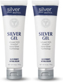 Silver Biotics Colloidal Nano Silversol Ago 20 Ppm Healing & Soothing Gel | Great For Healing Skin From Scars, Burns, Wounds, Blemishes & More | 4 Oz (Pack Of 2)