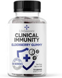 Clinical Immunity - Quick-Start - Immune System Support - Rapid Immunity Response - Boosts Antibodies, B + T + Nk Cells, Neutrophils & Macrophagens - Black Elderberry & Pre + Probiotics - 60 Capsules