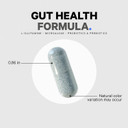 Codeage Gut Health Supplements Vegan Formula - L Glutamine, Zinc, Turkey Tail Mushroom Powder, Tonic Mushroom, Maitake, Micro Algae, Mineral, Licorice Root Dgl - Probiotics, Prebiotics - 180 Capsules
