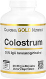 Colostrum By California Gold Nutrition - Concentrated Bovine Pre-Milk Supplement Featuring Immunoglobulins - Immune Support - Gluten Free, Non-Gmo, No Antibiotics - 240 Veggie Capsules