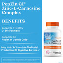 Doctor'S Best Pepzin Gi, Zinc-L-Carnosine Complex, Non-Gmo, Vegan, Gluten Free, Soy Free, Digestive Support, 120 Veggie Caps
