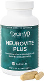 Dr Amen Brainmd Neurovite Plus - 120 Capsules - Multivitamin & Mineral Supplement, Enhanced With Phytonutrients, Enzymes & Whole Foods - Gluten Free - 30 Servings