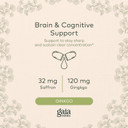 Gaia Herbs Nootropic Focus - Brain & Cognitive Support Supplement To Help Maintain Healthy Concentration* - With Saffron, Lemon Balm & Spearmint - 20 Liquid Phyto-Capsules (Up To 10-Day Supply)
