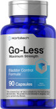 Go Less Bladder Control Pills | 90 Capsules | Maximum Strength For Women And Men | Non-Gmo & Gluten Free Formula | By Horbaach