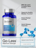 Go Less Bladder Control Pills | 90 Capsules | Maximum Strength For Women And Men | Non-Gmo & Gluten Free Formula | By Horbaach