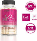 Hairfinity Hair Vitamins - Scientifically Formulated With Biotin, Amino Acids, Supplement That Helps Support Hair Growth - Vegan - 60 Veggie Capsules (1 Month Supply)60 Count (Pack Of 1)