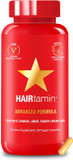 Hairtamin Vegan Hair Vitamins For Faster Hair Growth | All Natural Biotin Hair Growth Vitamin Capsules To Support Healthy Hair Skin And Nails | May Reduce Hair Loss & Thinning | 30 Capsules