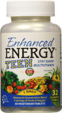 Kal Enhanced Energy For Teens Tablets, 60 Count