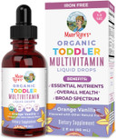 Kids Multivitamin For Toddlers By Maryruth'S | Usda Organic | Toddler Vitamins Liquid Drops For Kids Ages 1-3 | Immune Support & Overall Wellness | Vegan | Non-Gmo | Gluten Free | 2 Fl Oz